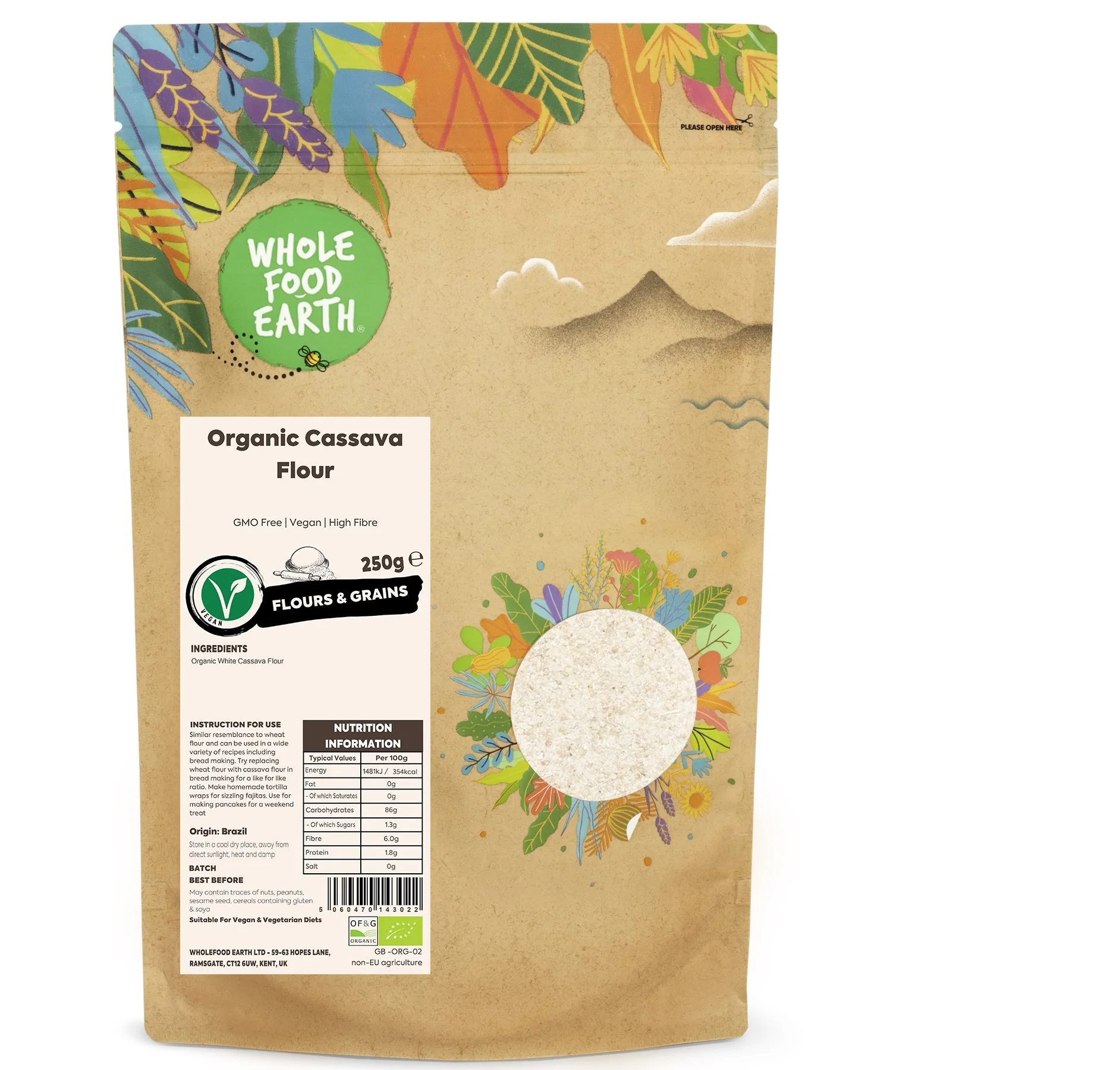 Organic Cassava Flour