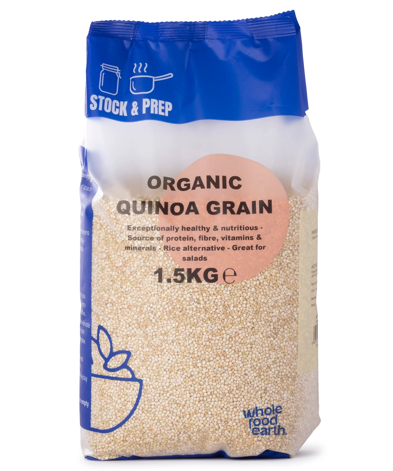 Organic Quinoa Grain - Stock & Prep - 1.