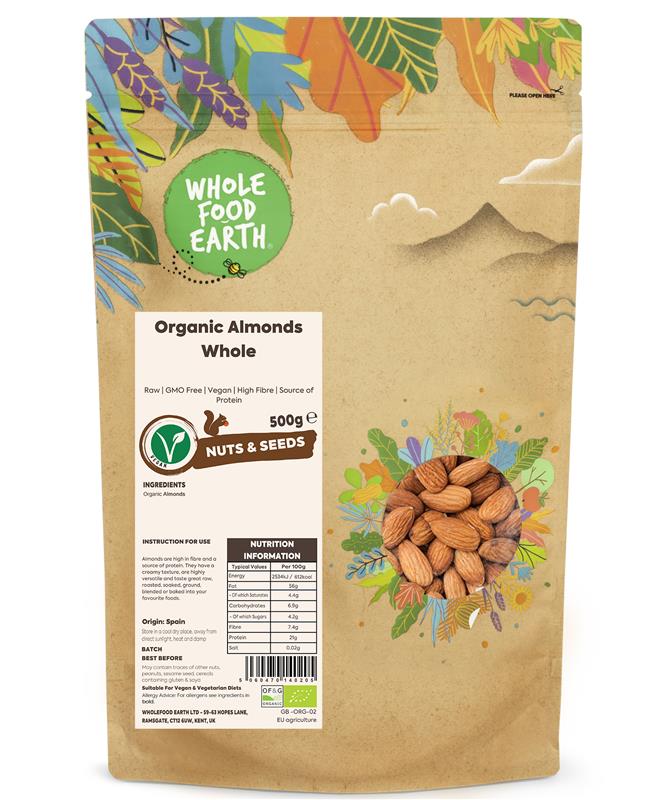 Organic Almonds Whole