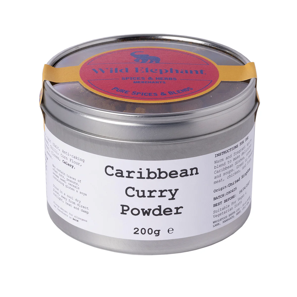 Caribbean Curry Powder - Wild Elephant
