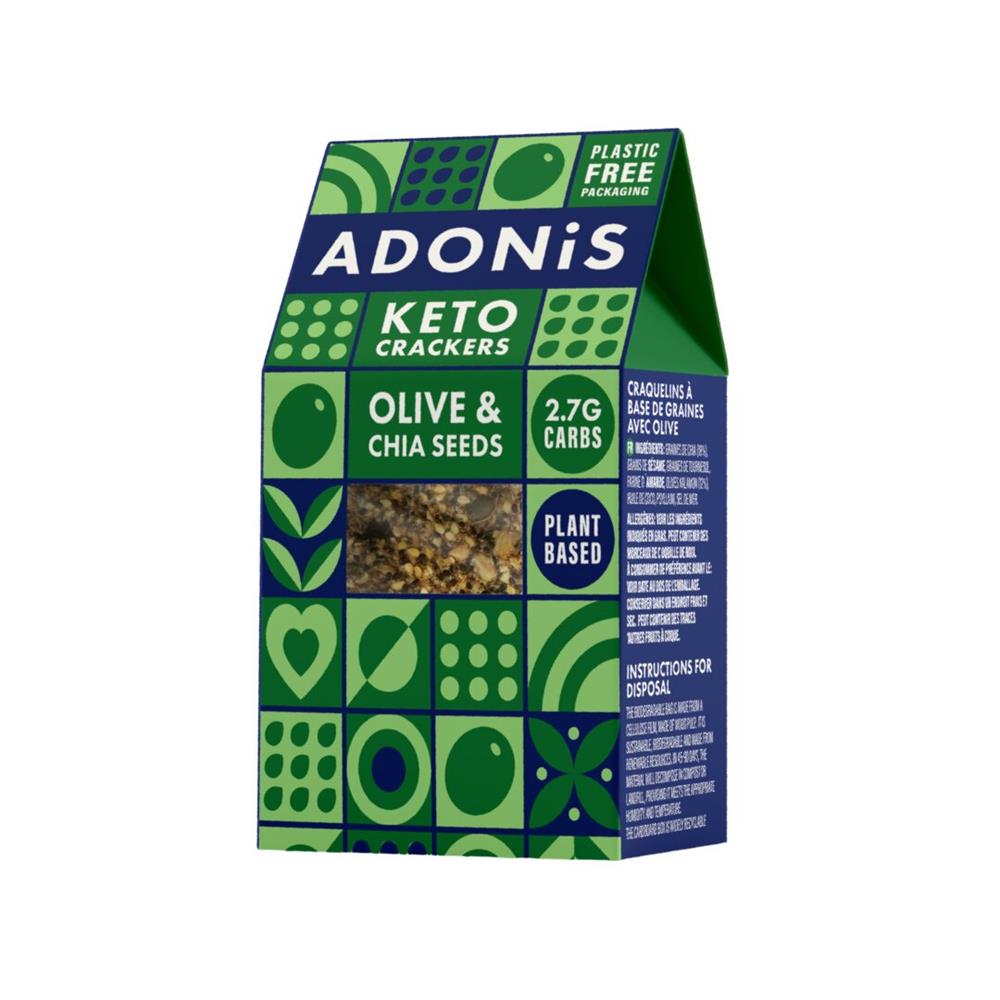 Olive & Chia Seeds Crackers