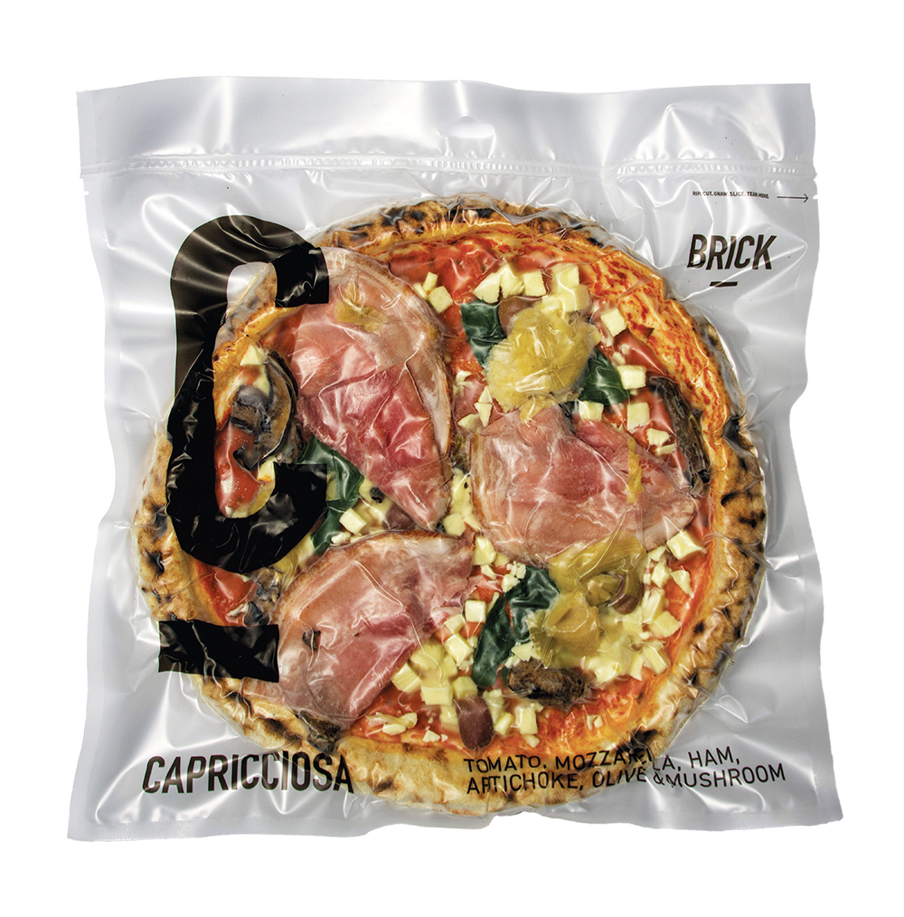 Brick Capricciosa Pizza