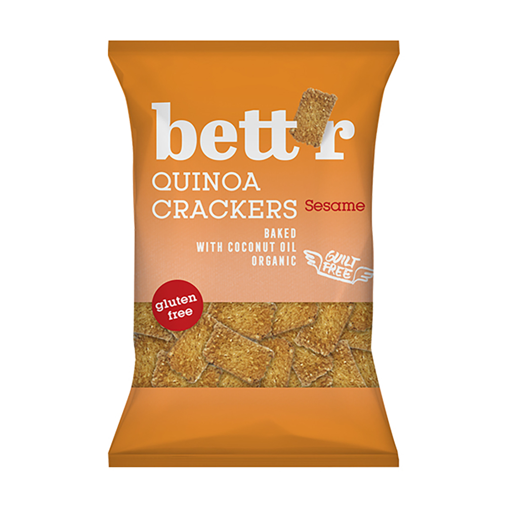 Quinoa Crackers with Sesame