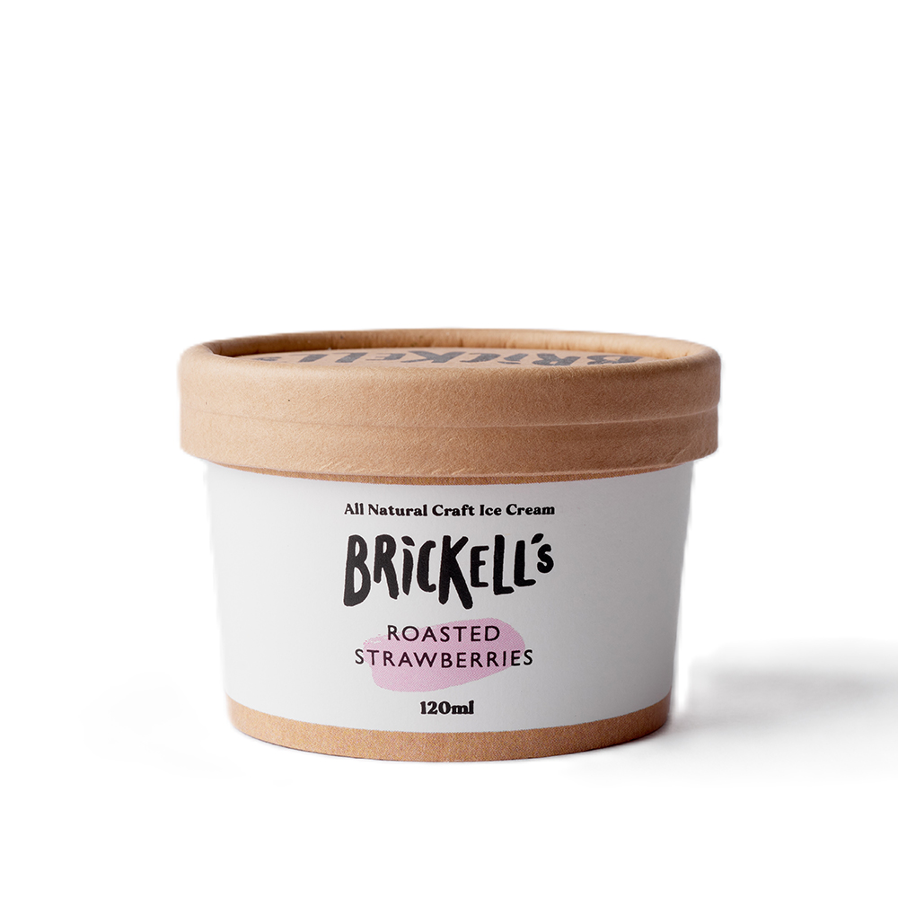 Roasted Strawberries Ice Cream