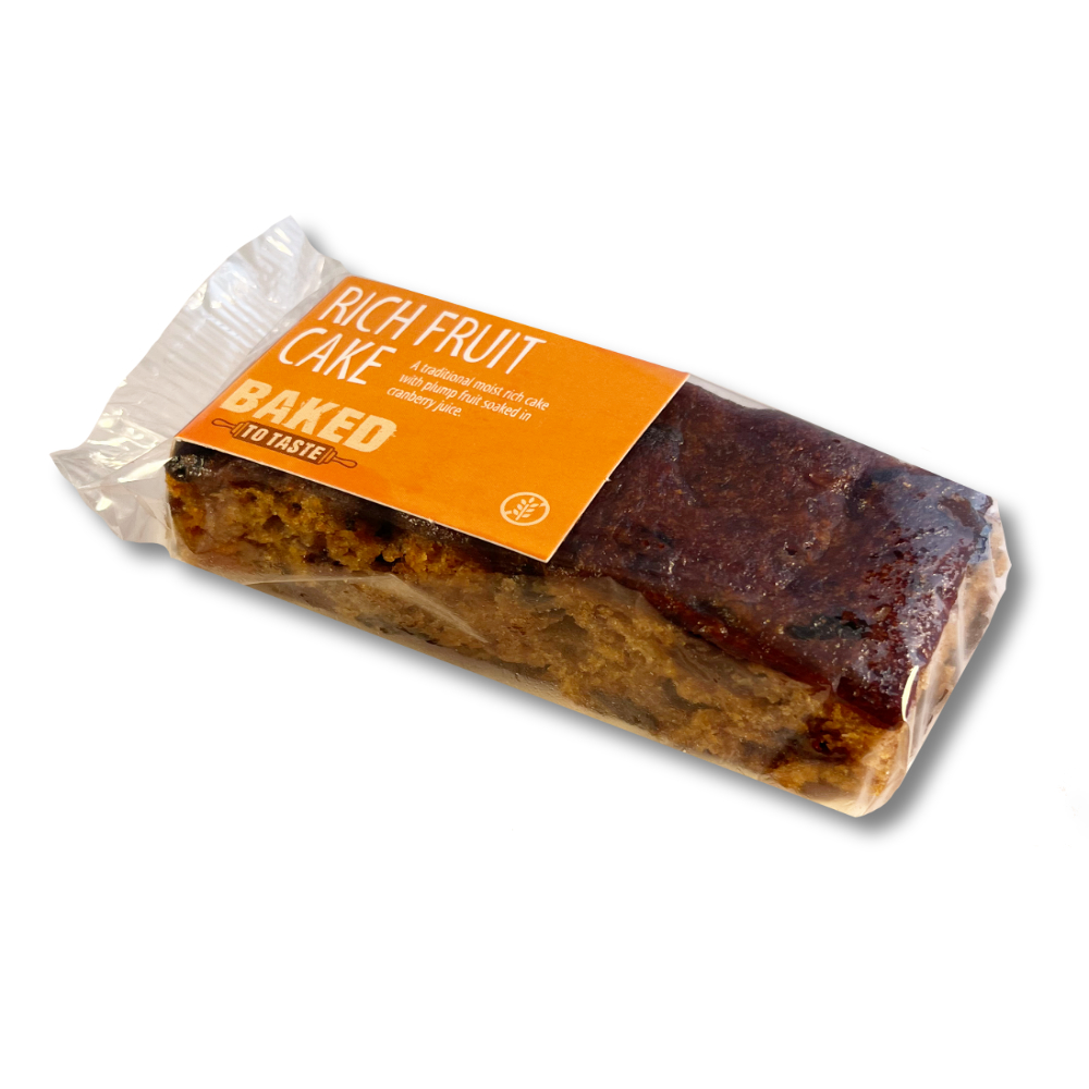 Rich Fruit Cake Slice