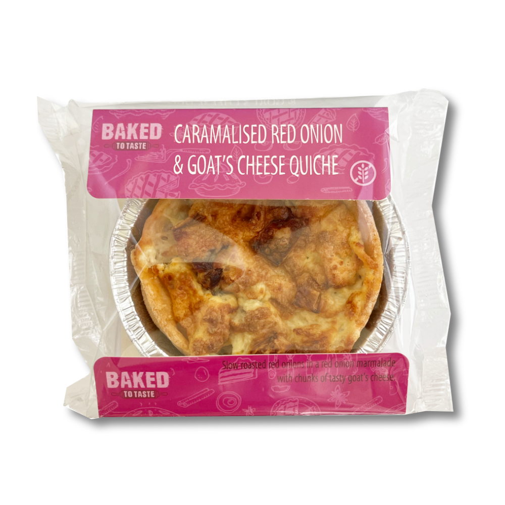 Red Onion & Goat Cheese Quiche
