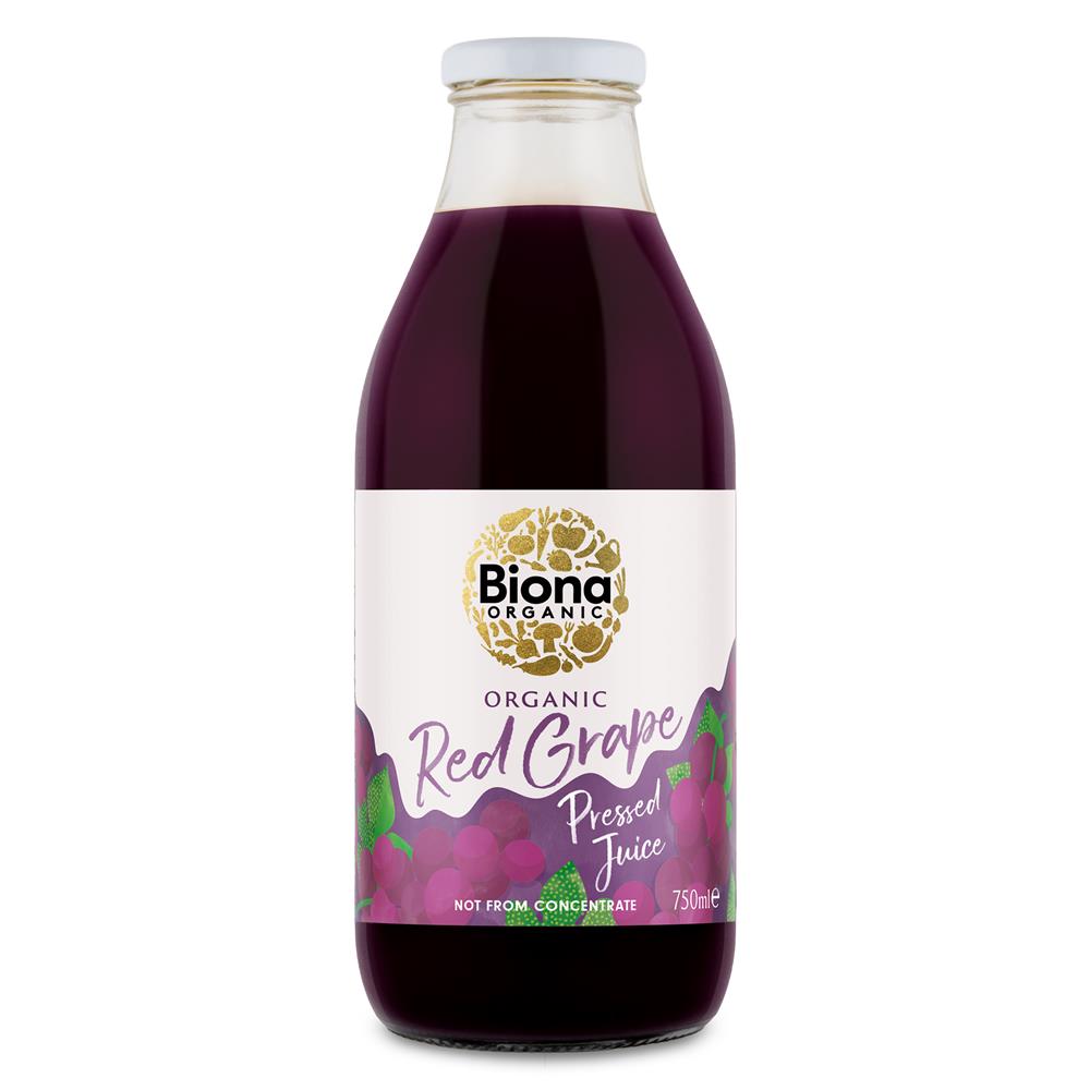 Org Red Grape Juice - Pressed