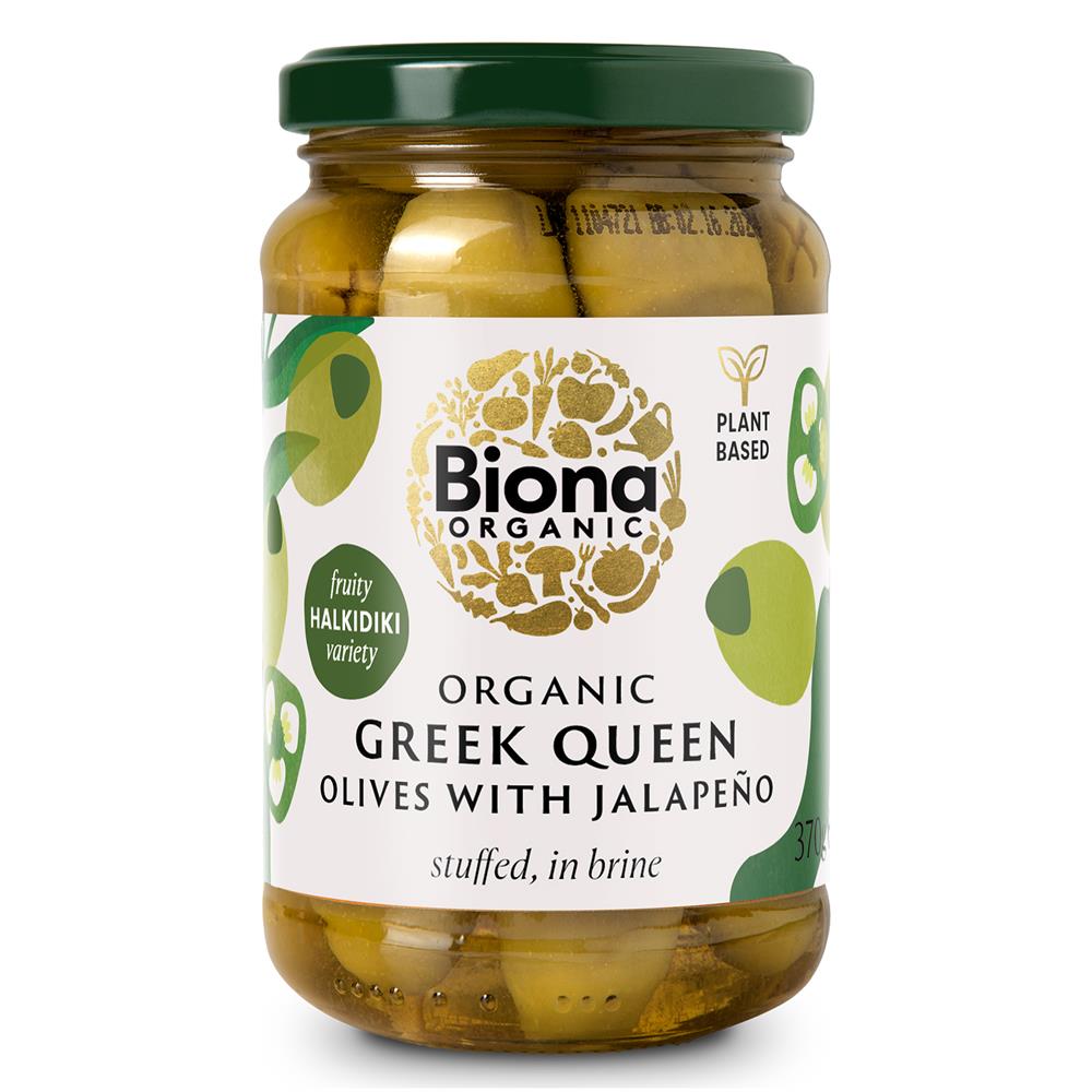 Greek Queen Olives Jalapeno