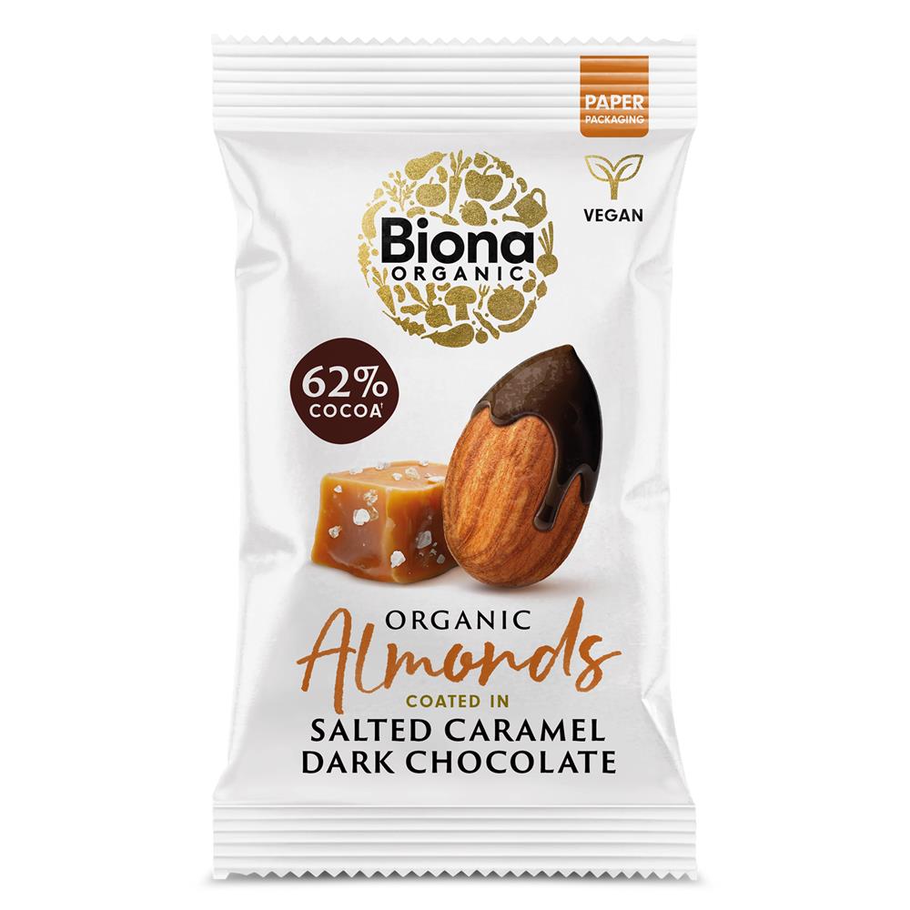 Dark Choc Salt Caramel Almonds