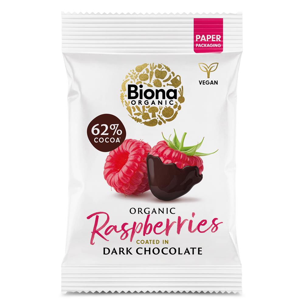 Org Dark Chocolate Raspberries