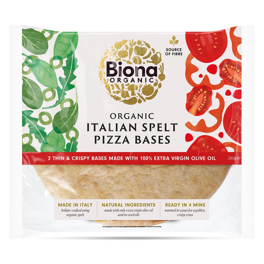 Org Spelt Thin Pizza Base