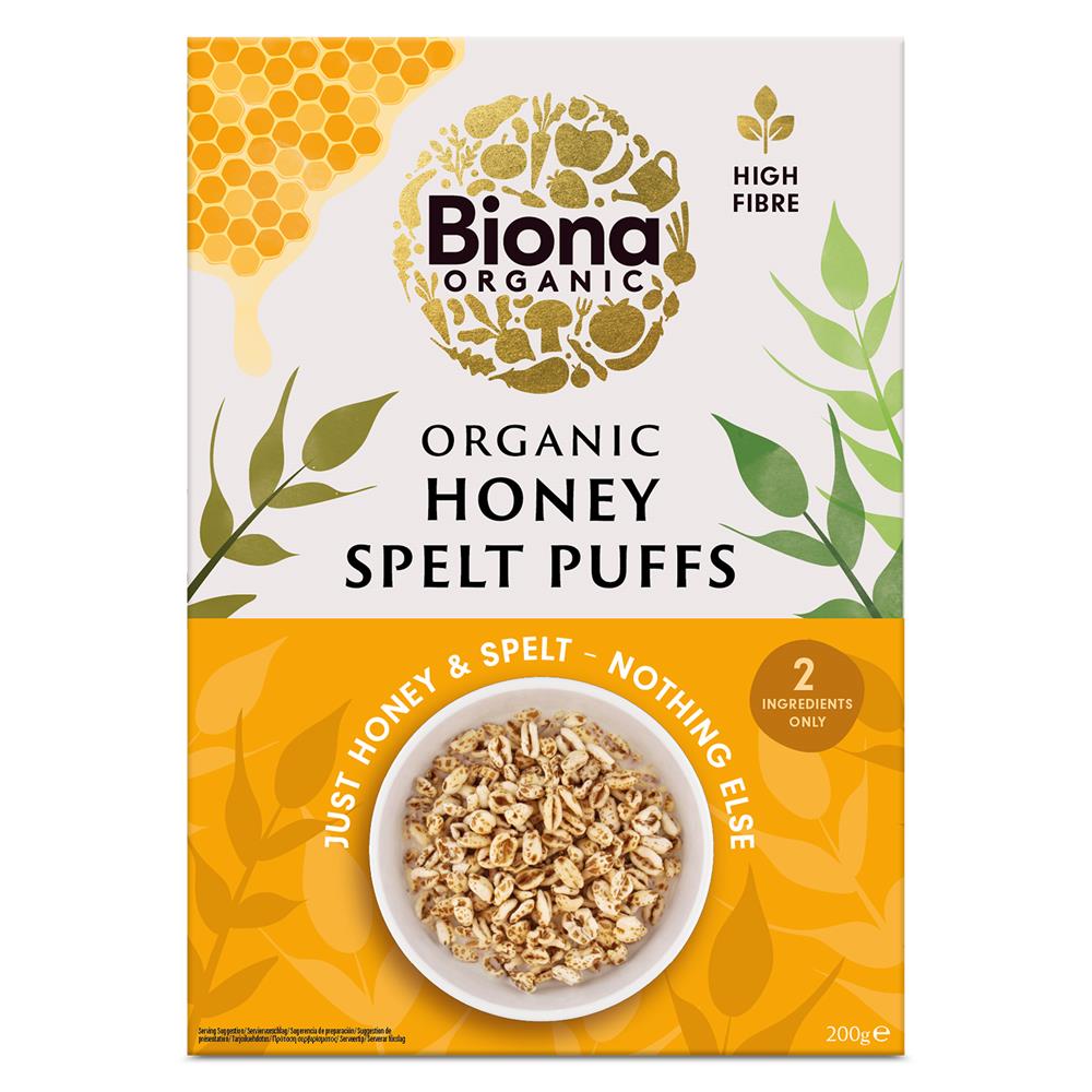 Organic Honey Spelt Puffs
