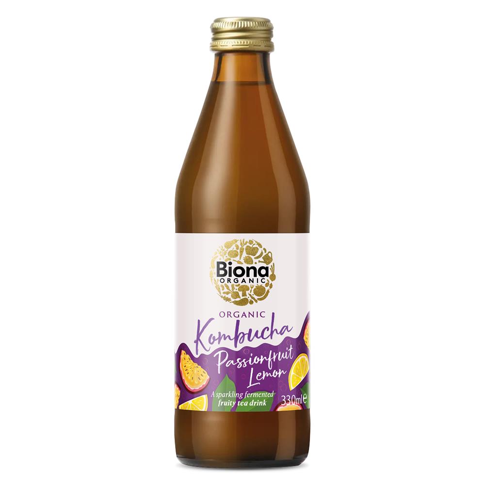 Org Kombucha PassionFruit Lem