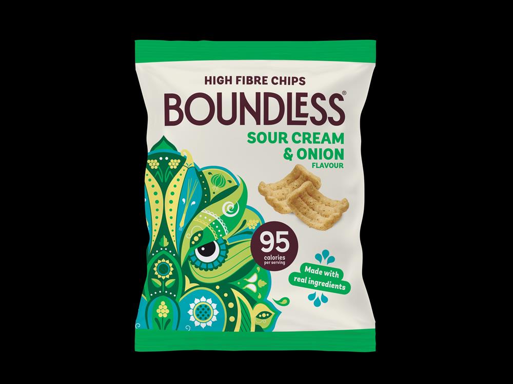 Sour Cream & Onion Chips 23g