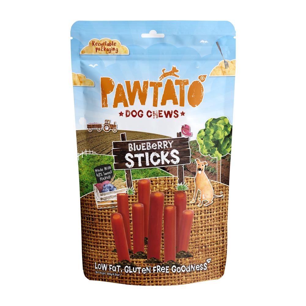 Pawtato Blueberry Sticks