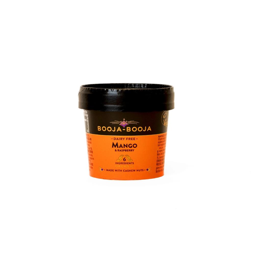 Mango & Raspberry Ice Cream