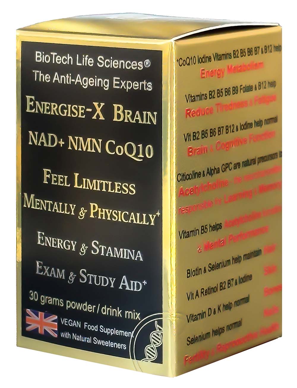 NMN NAD+ CoQ10 Brain powder