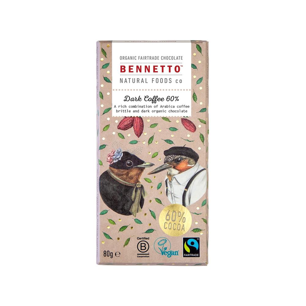 Org Dark Coffee Choc Bar