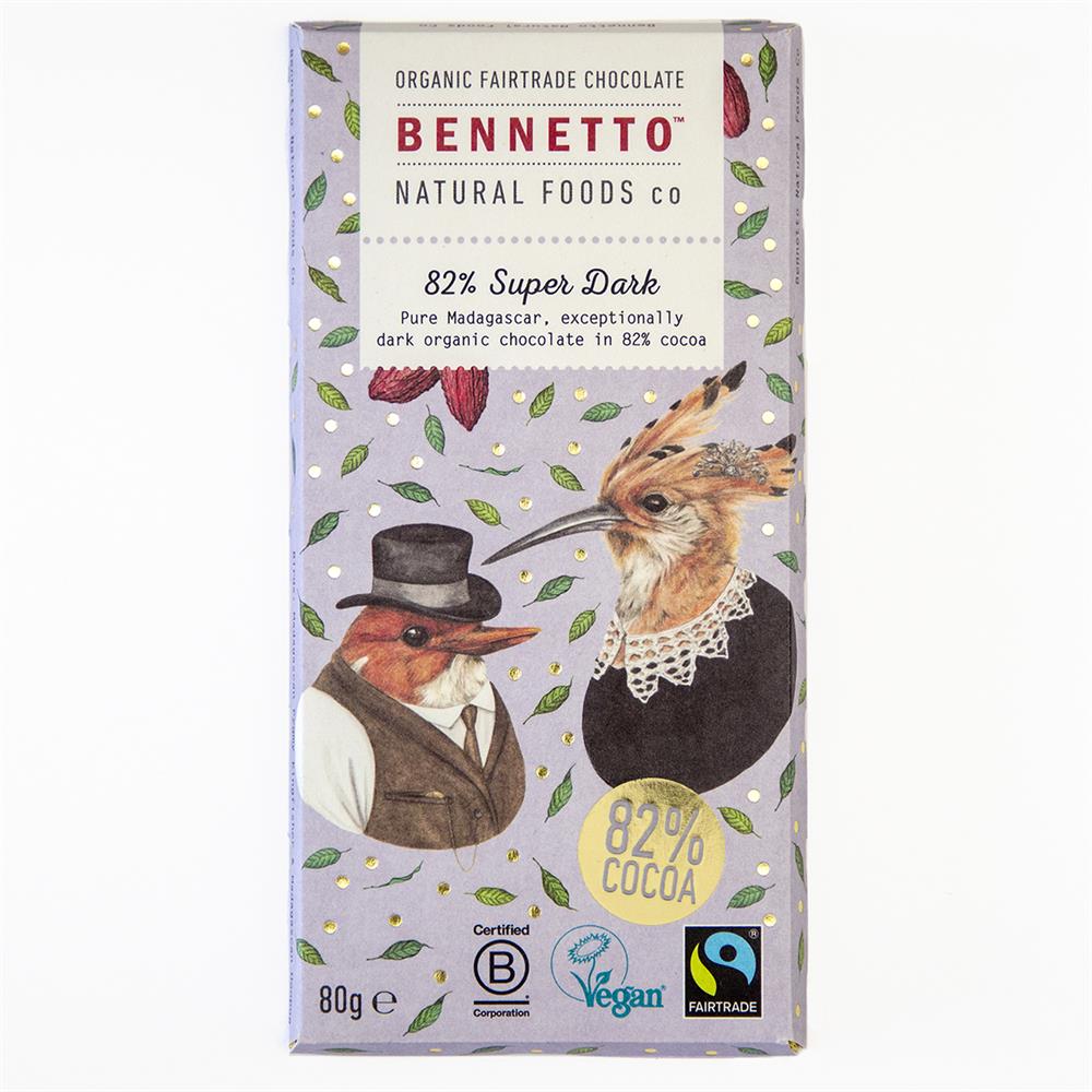 Org 82% Super Dark Choc Bar