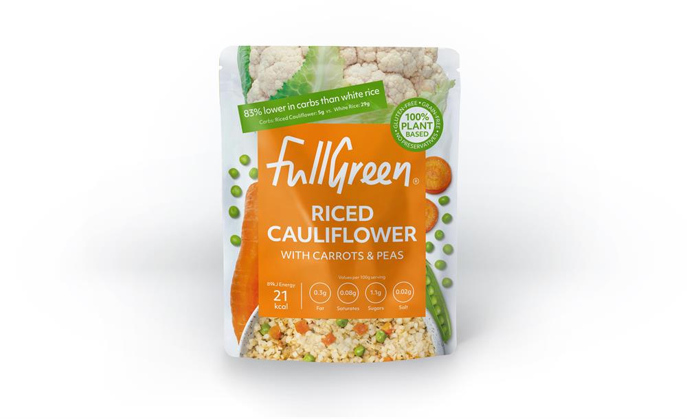 Cauli Rice with Carrot & Peas