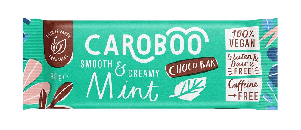 Caroboo Mint Carob Bar