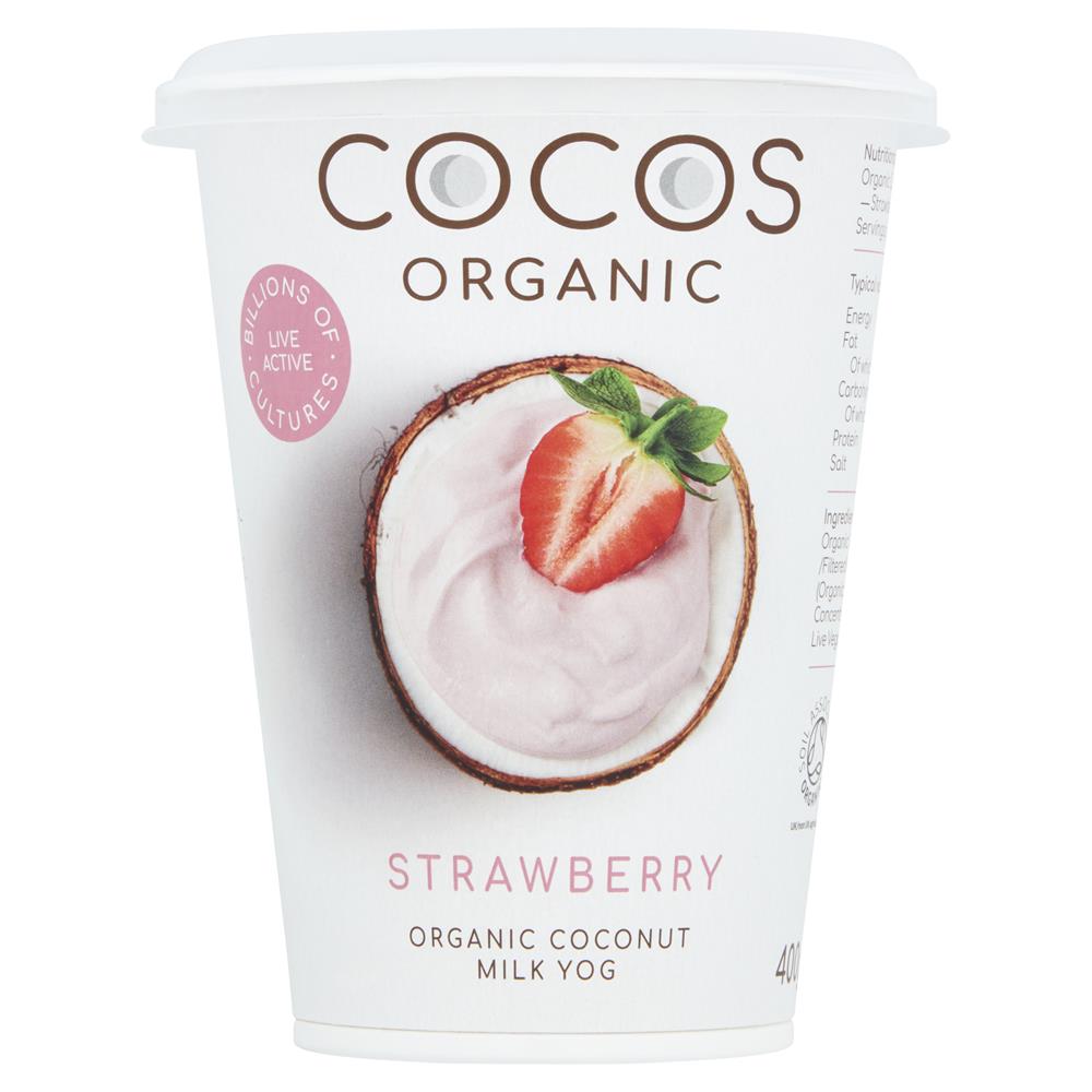 Coconut Milk Yoghurt Straw