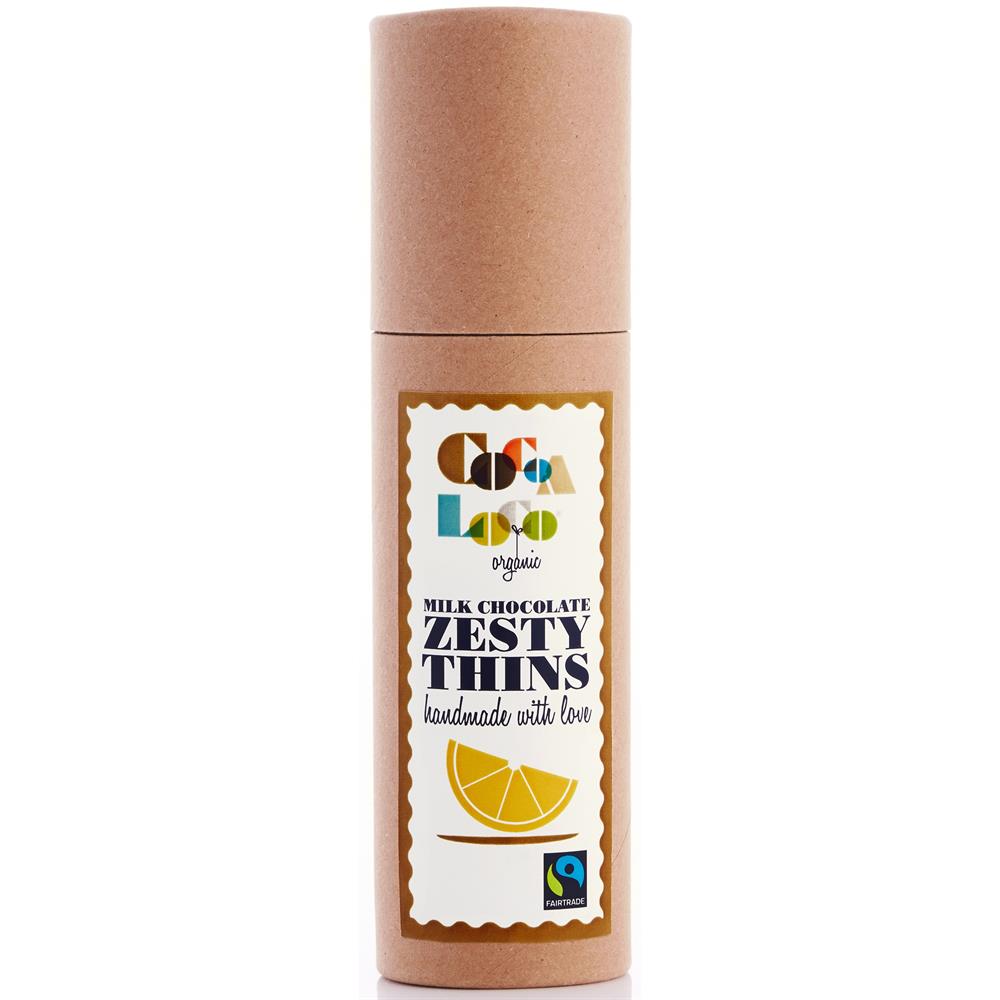 Milk Chocolate Zesty Thins