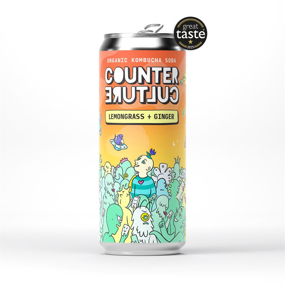 Lemongrass Org Kombucha Soda
