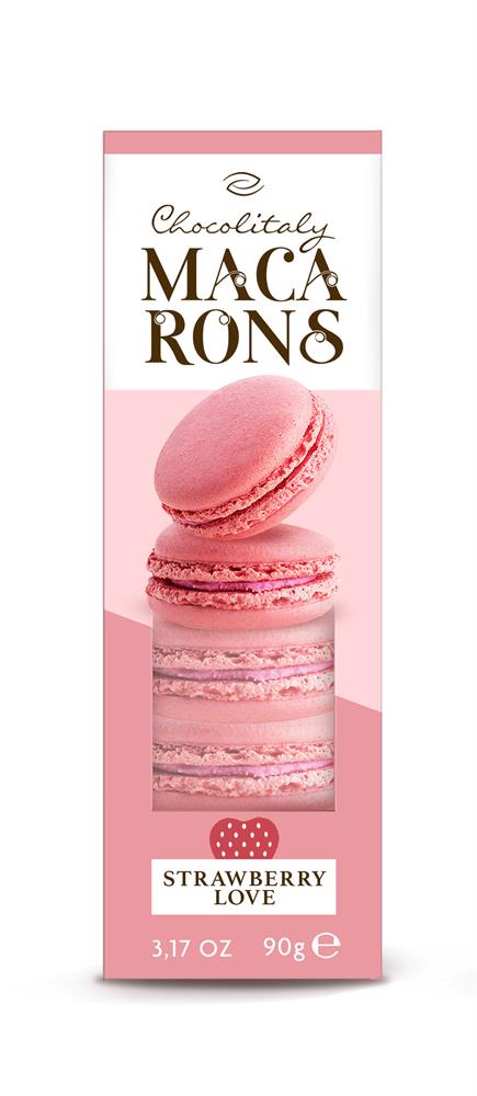 Macarons Strawberry Love