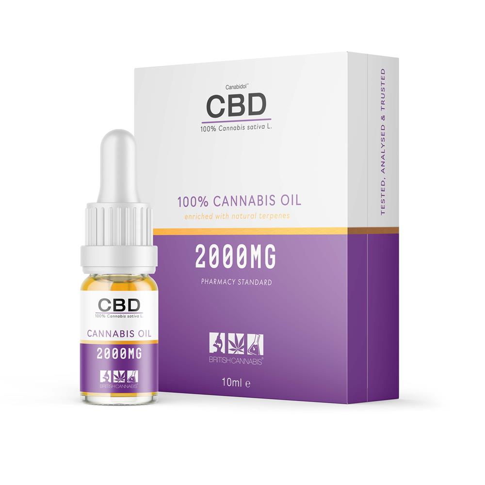Canabidol CBD Oil Drops 2000mg