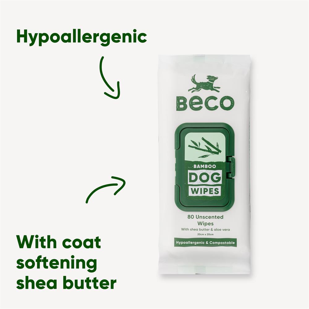 Dog Wipes Unscented x 80