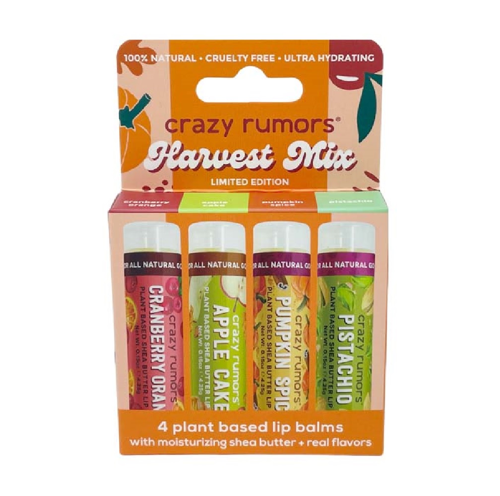 Harvest Mix 4 lip balm set