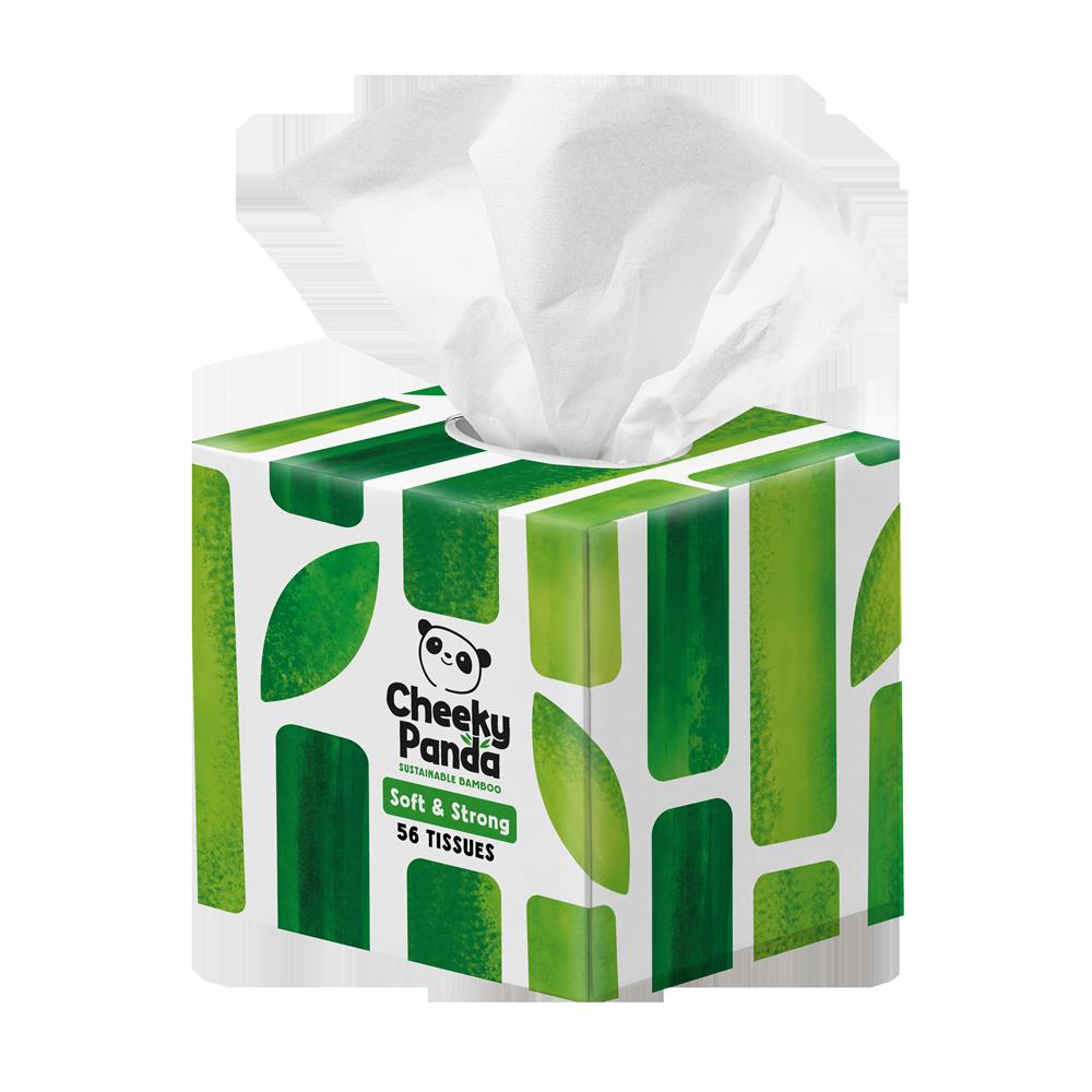 Bamboo Facial Tissue Cube