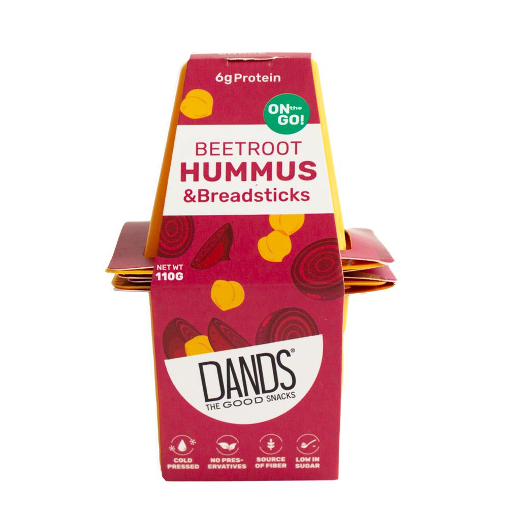 Fresh Beetroot Hummus & Sticks