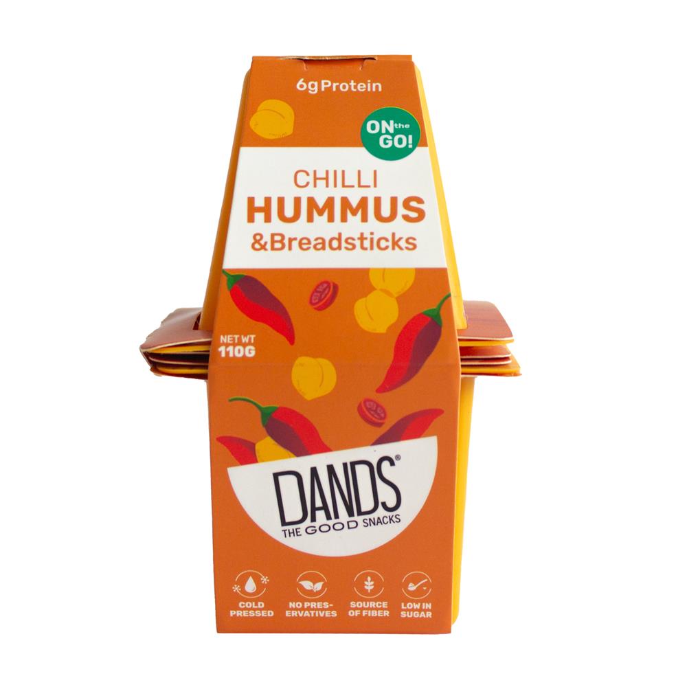 Fresh Chilli Hummus & Sticks