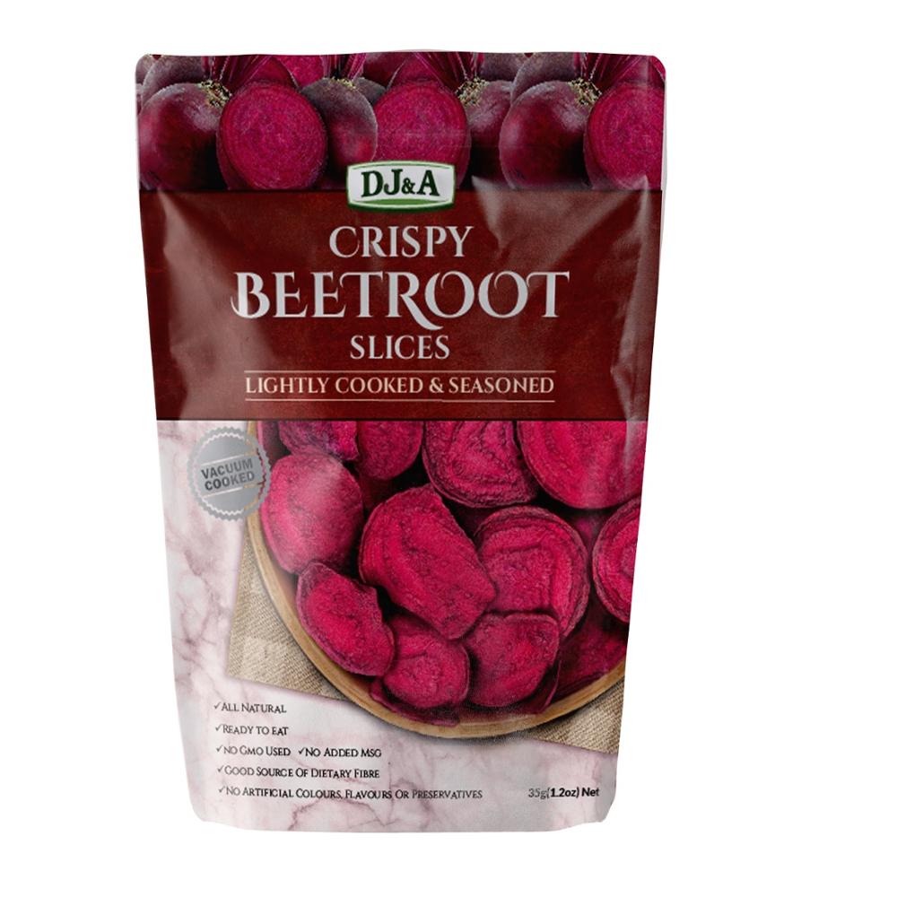 DJ & A Crispy Beetroot Slices