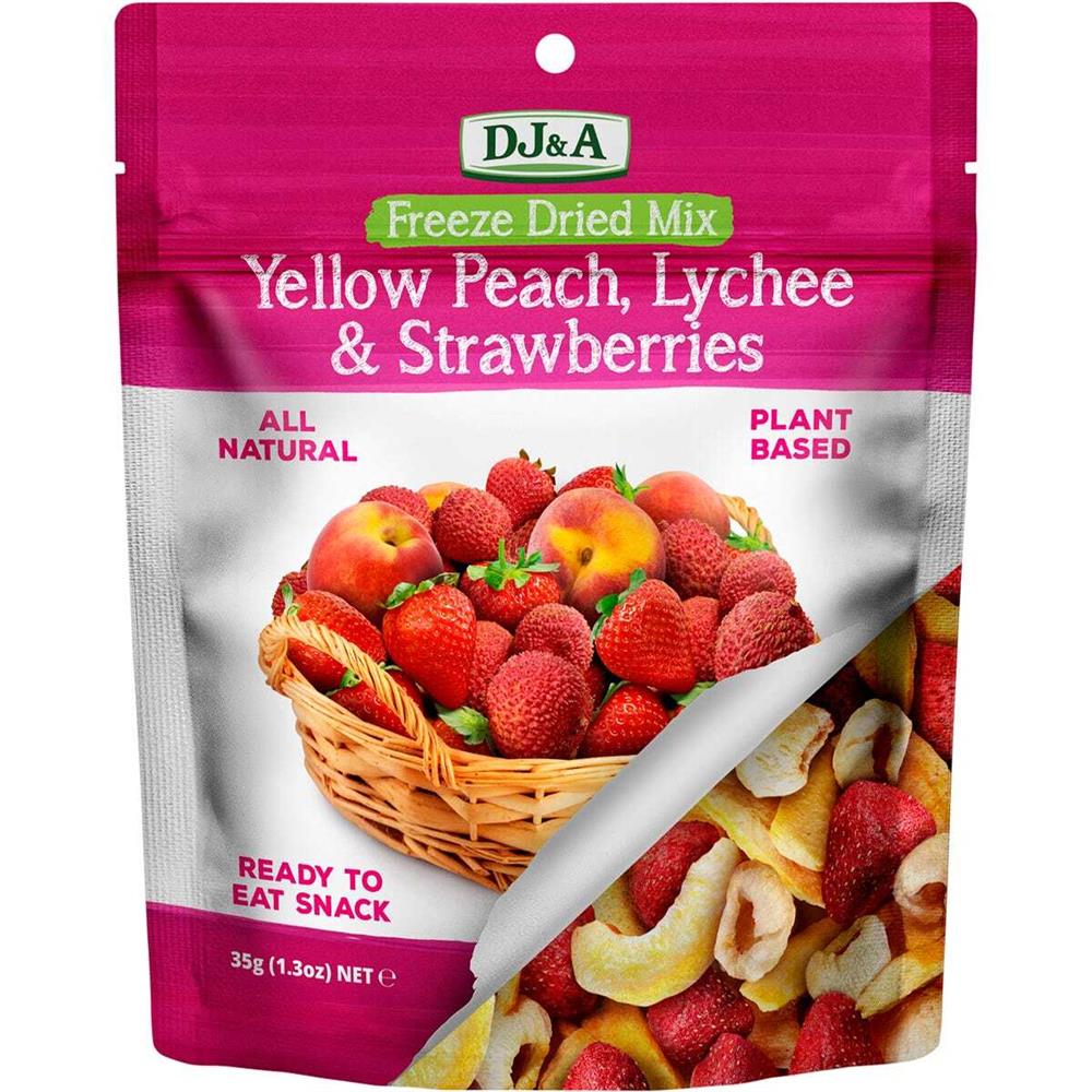 Freeze Dried Peach Lychee Stra
