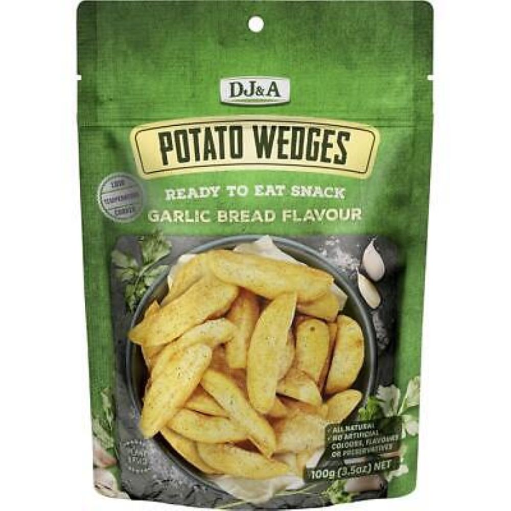 Potato Wedges Garlic Bread