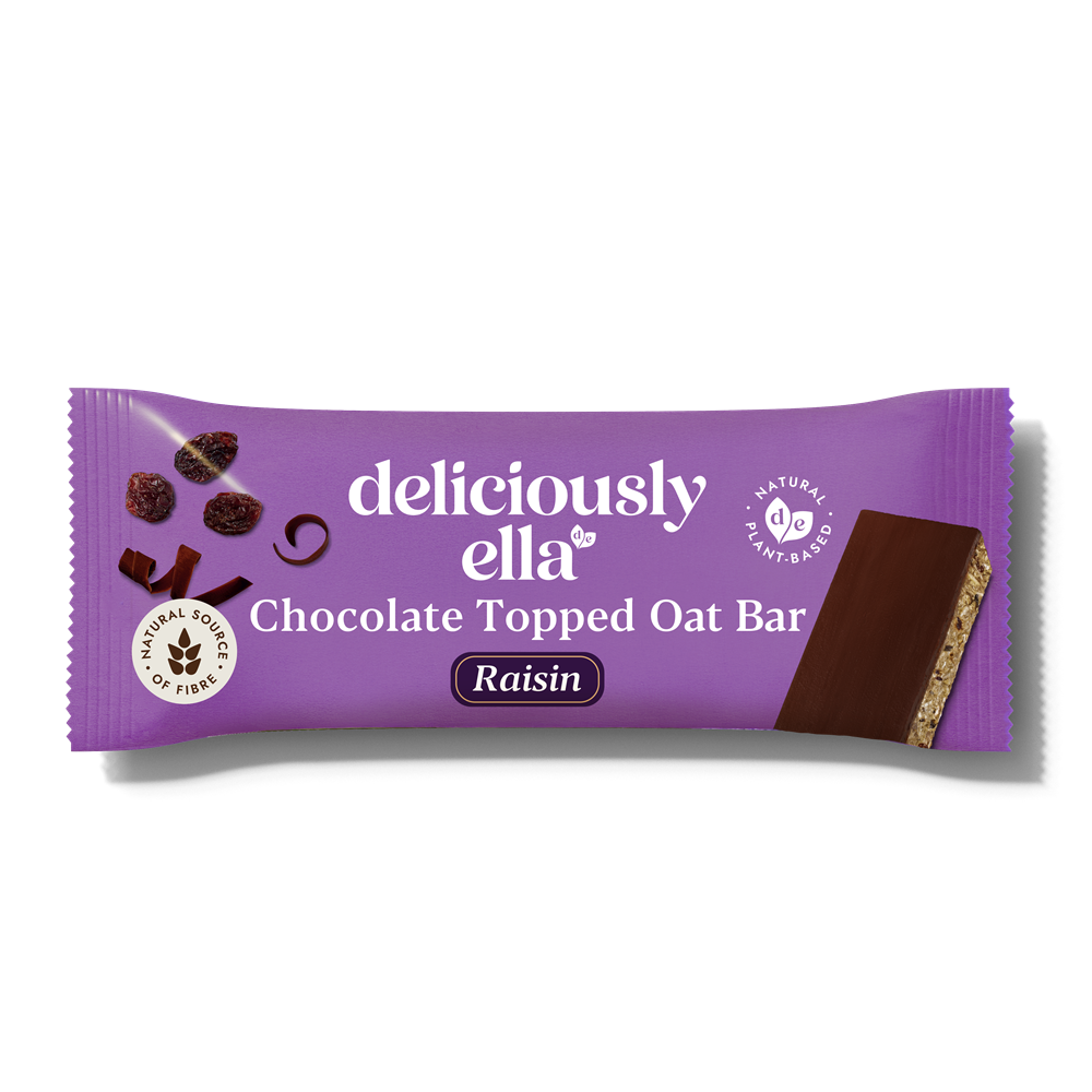 Raisin Choc Topped Oat Bar