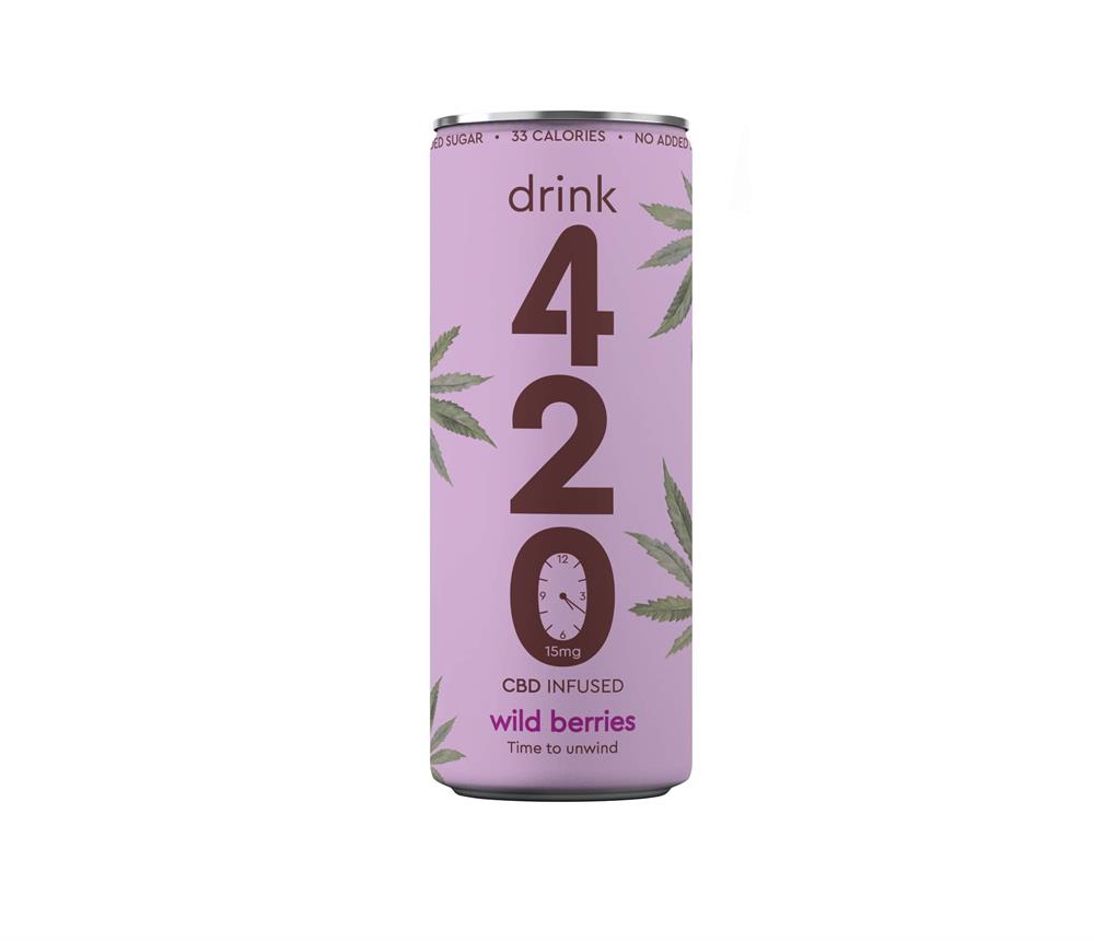 CBD Infused Wild Berries Drink