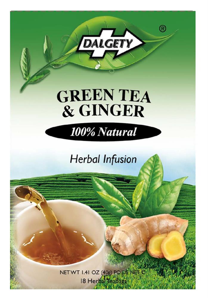 Green Tea & Ginger Herbal Tea