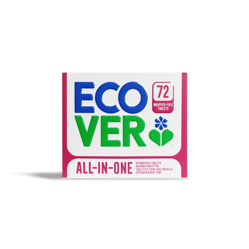 Ecover Dishwasher Tabs AIO 72s