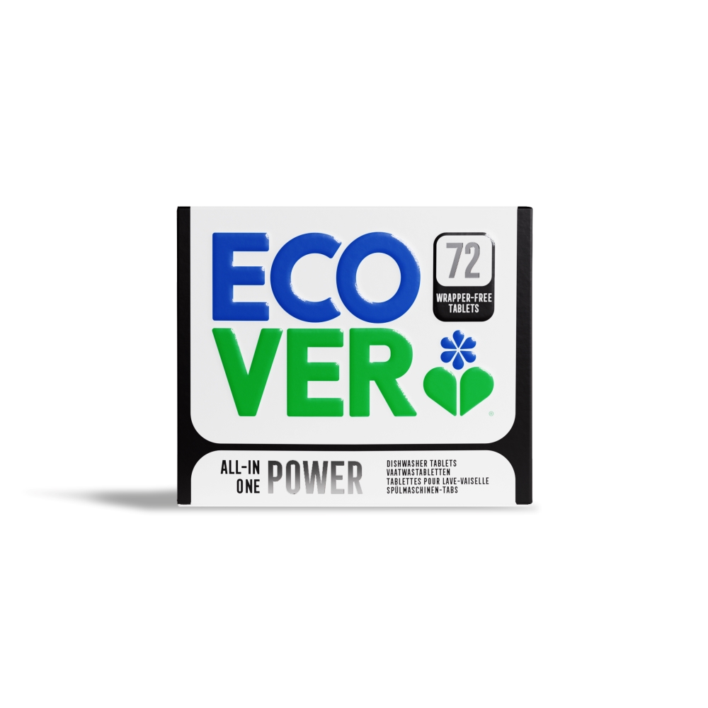 Ecover Dishwasher Tabs PWR 72s