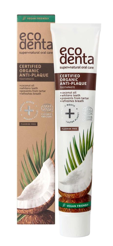 Toothpaste organic anti-plaque