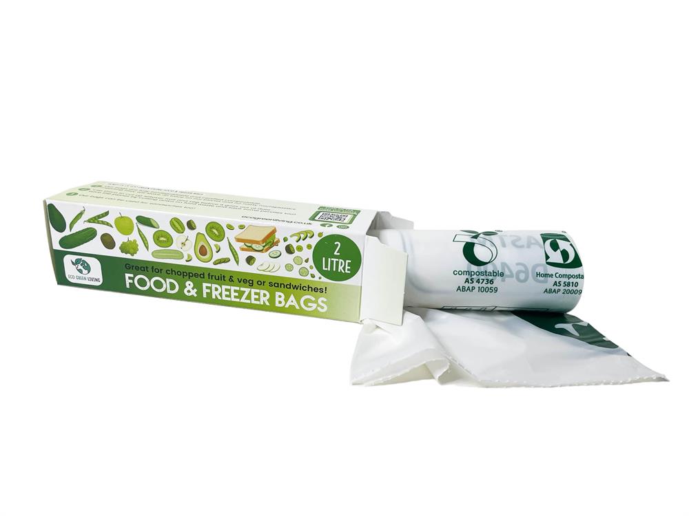Compostable 2L Freezer Bags