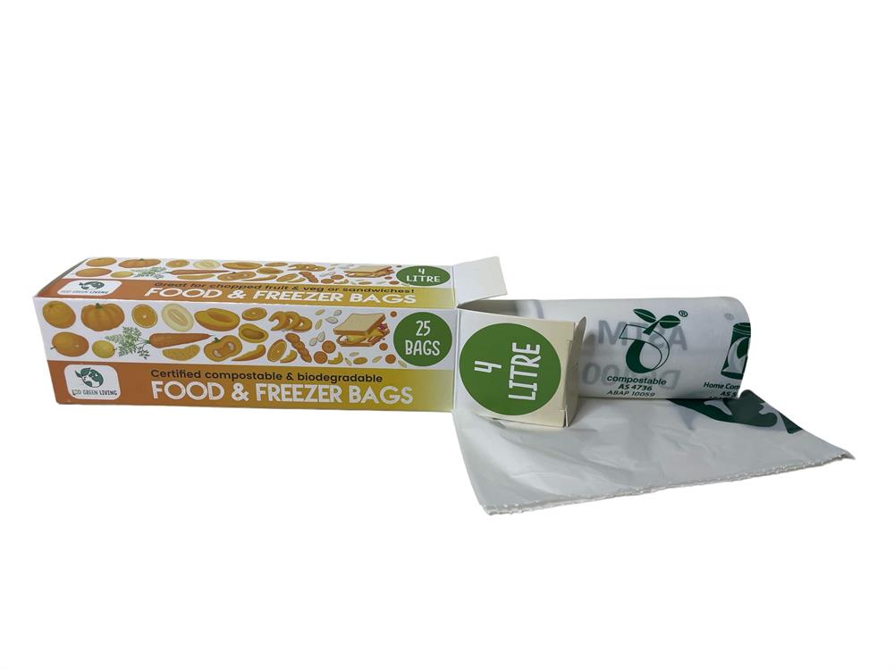 Compostable 4L Freezer Bags