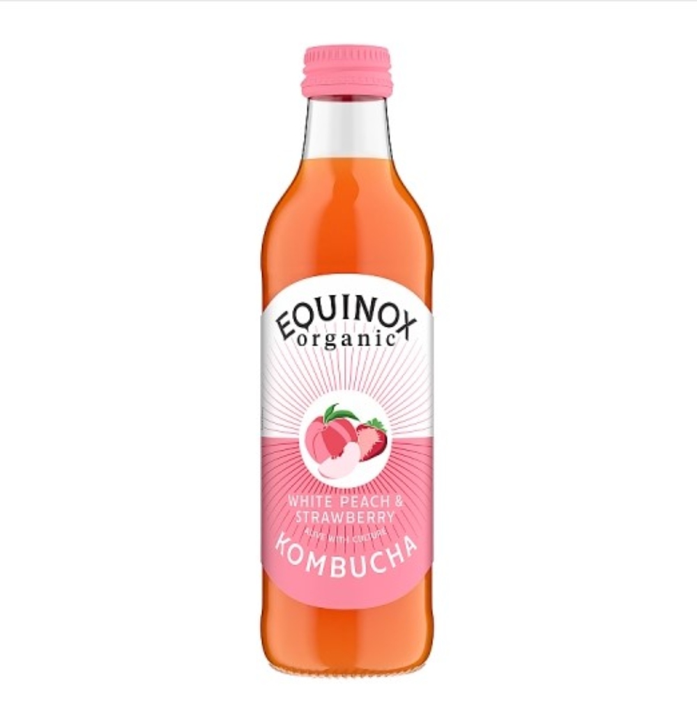 Peach & Strawberry Kombucha