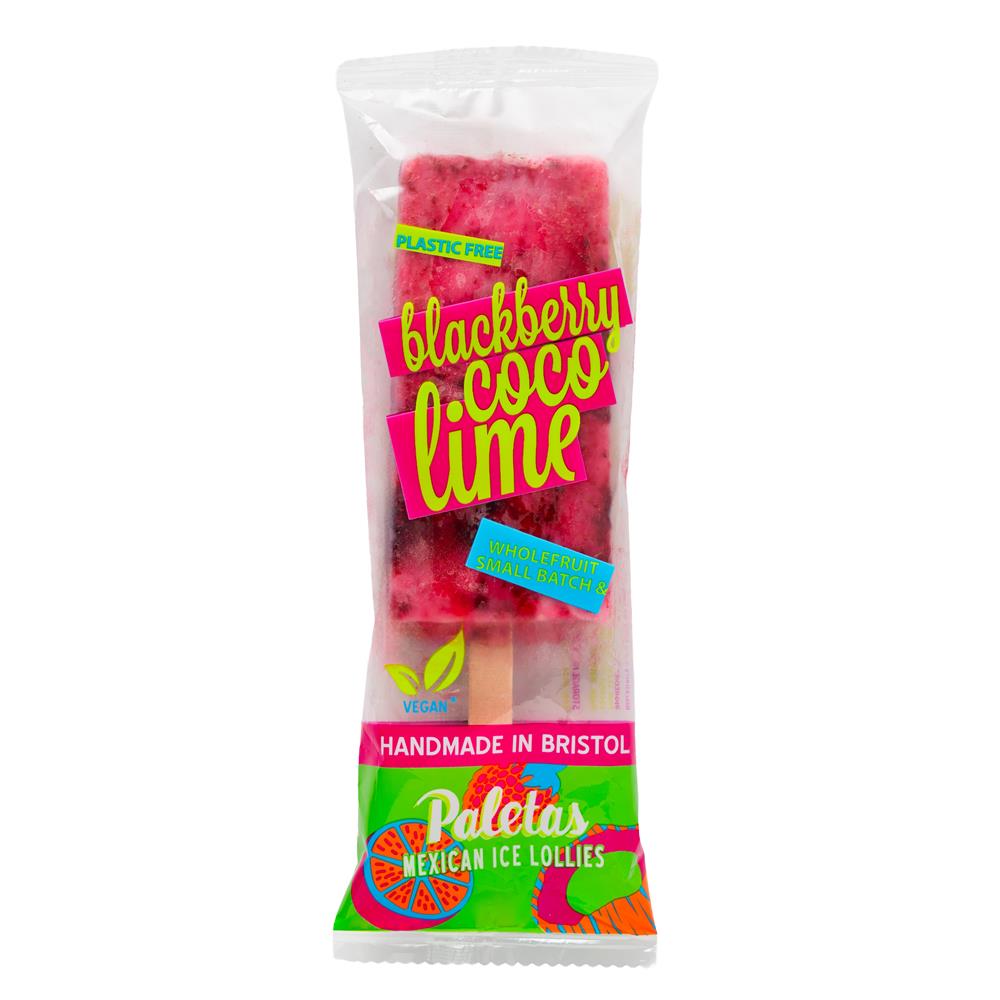 Blackberry Coco Lime Ice Lolly