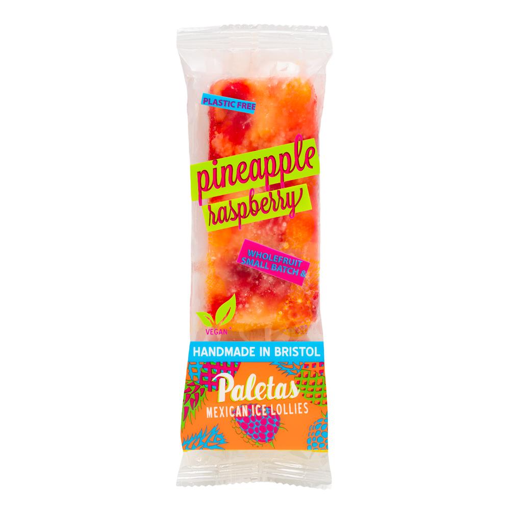 Pineapple Raspberry Ice Lolly