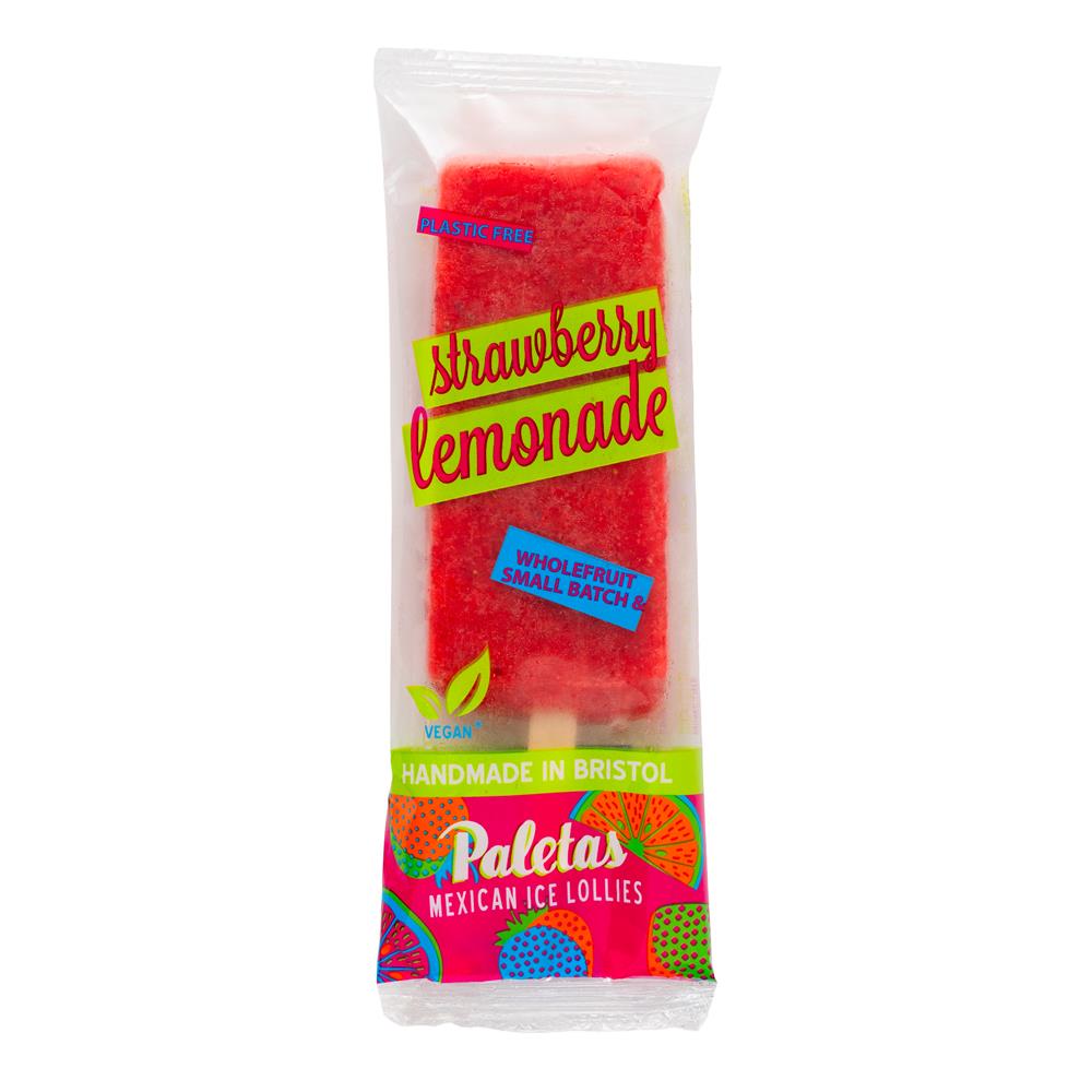 Strawberry Lemonade Ice Lolly